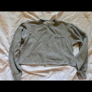 Brandy Melville Cropped Sweatshirt